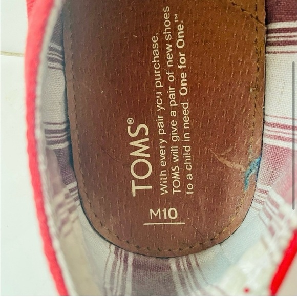 TOMS canvas sneakers men’s size 10 - Picture 3 of 5